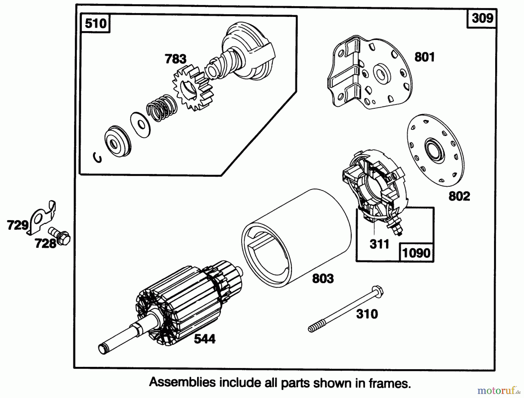 Toro Neu Mowers, Lawn & Garden Tractor Seite 1 71216 (15-44HXL) - Toro 15-44HXL Lawn Tractor, 1995 (59000001-59999999) ENGINE BRIGGS & STRATTON MODEL 28Q777-0168-01 #9
