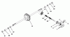 Toro 71216 (15-44HXL) - 15-44HXL Lawn Tractor, 1995 (59000001-59999999) Ersatzteile HYDRO TRANSAXLE ASSEMBLY #2