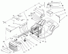 Toro 71217 (14-38HXL) - 14-38HXL Lawn Tractor, 1996 (6900001-6999999) Ersatzteile ELECTRICAL COMPONENTS ASSEMBLY