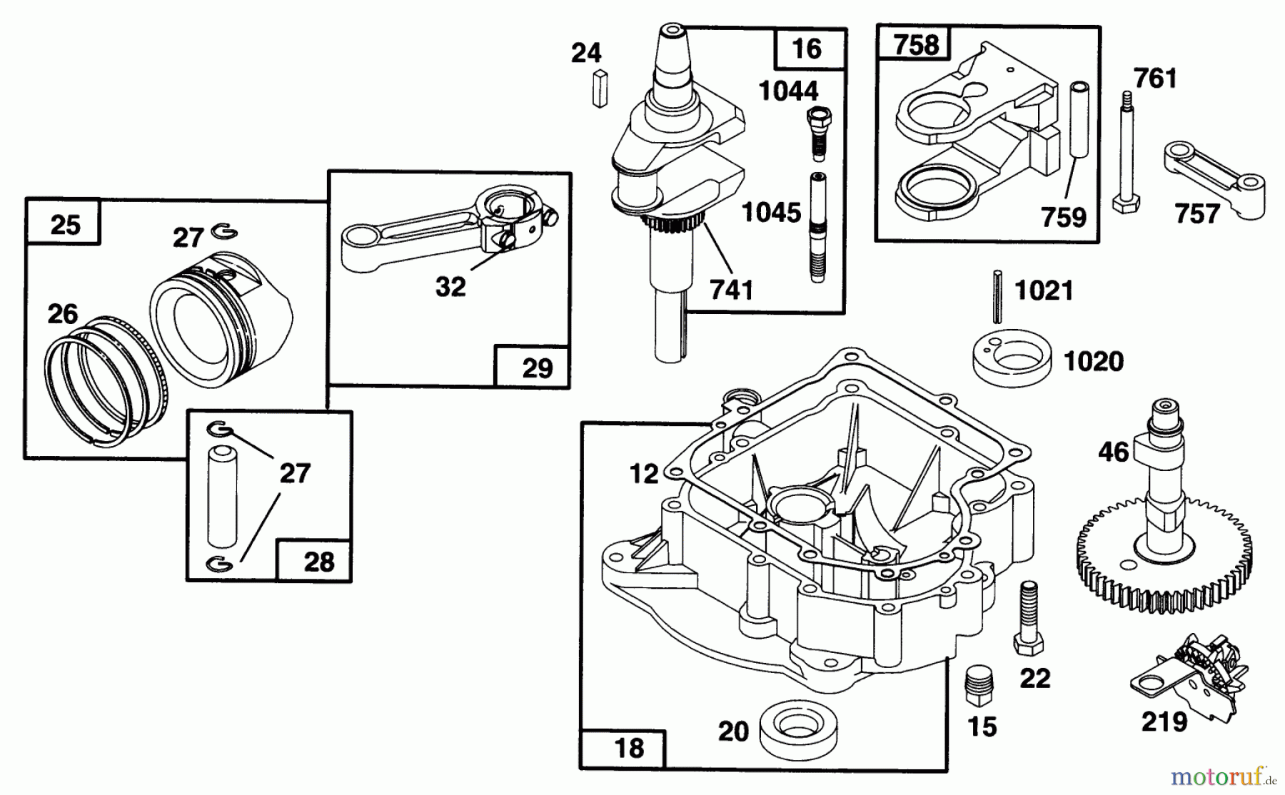 Toro Neu Mowers, Lawn & Garden Tractor Seite 1 71217 (14-38HXL) - Toro 14-38HXL Lawn Tractor, 1996 (6900001-6999999) ENGINE BRIGGS & STRATTON MODEL 28N707-0131-01 #3