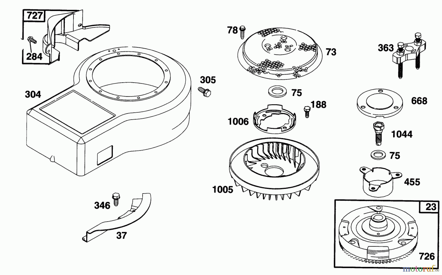 Toro Neu Mowers, Lawn & Garden Tractor Seite 1 71217 (14-38HXL) - Toro 14-38HXL Lawn Tractor, 1996 (6900001-6999999) ENGINE BRIGGS & STRATTON MODEL 28N707-0131-01 #7