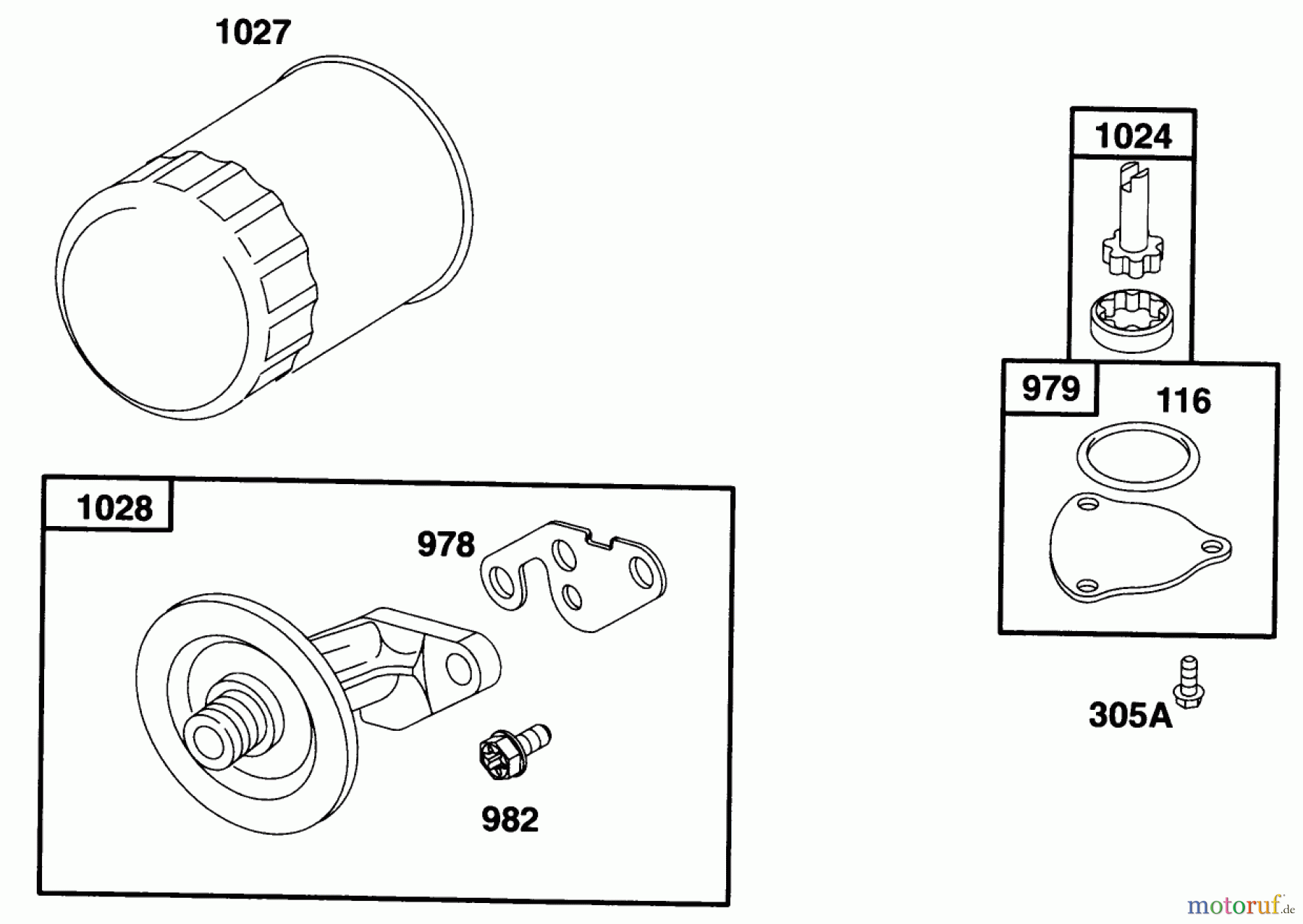 Toro Neu Mowers, Lawn & Garden Tractor Seite 1 71217 (14-38HXL) - Toro 14-38HXL Lawn Tractor, 1996 (6900001-6999999) ENGINE BRIGGS & STRATTON MODEL 28N777-0174-01 #4