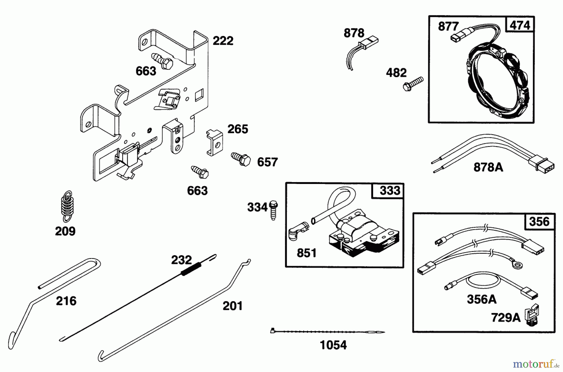 Toro Neu Mowers, Lawn & Garden Tractor Seite 1 71217 (14-38HXL) - Toro 14-38HXL Lawn Tractor, 1996 (6900001-6999999) ENGINE BRIGGS & STRATTON MODEL 28N777-0174-01 #7