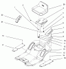 Toro 71217 (14-38HXL) - 14-38HXL Lawn Tractor, 1996 (6900001-6999999) Ersatzteile REAR BODY & SEAT ASSEMBLY