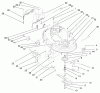 Toro 71217 (14-38HXL) - 14-38HXL Lawn Tractor, 1997 (7900001-7999999) Ersatzteile DECK ASSEMBLY (38" CUTTING UNIT)