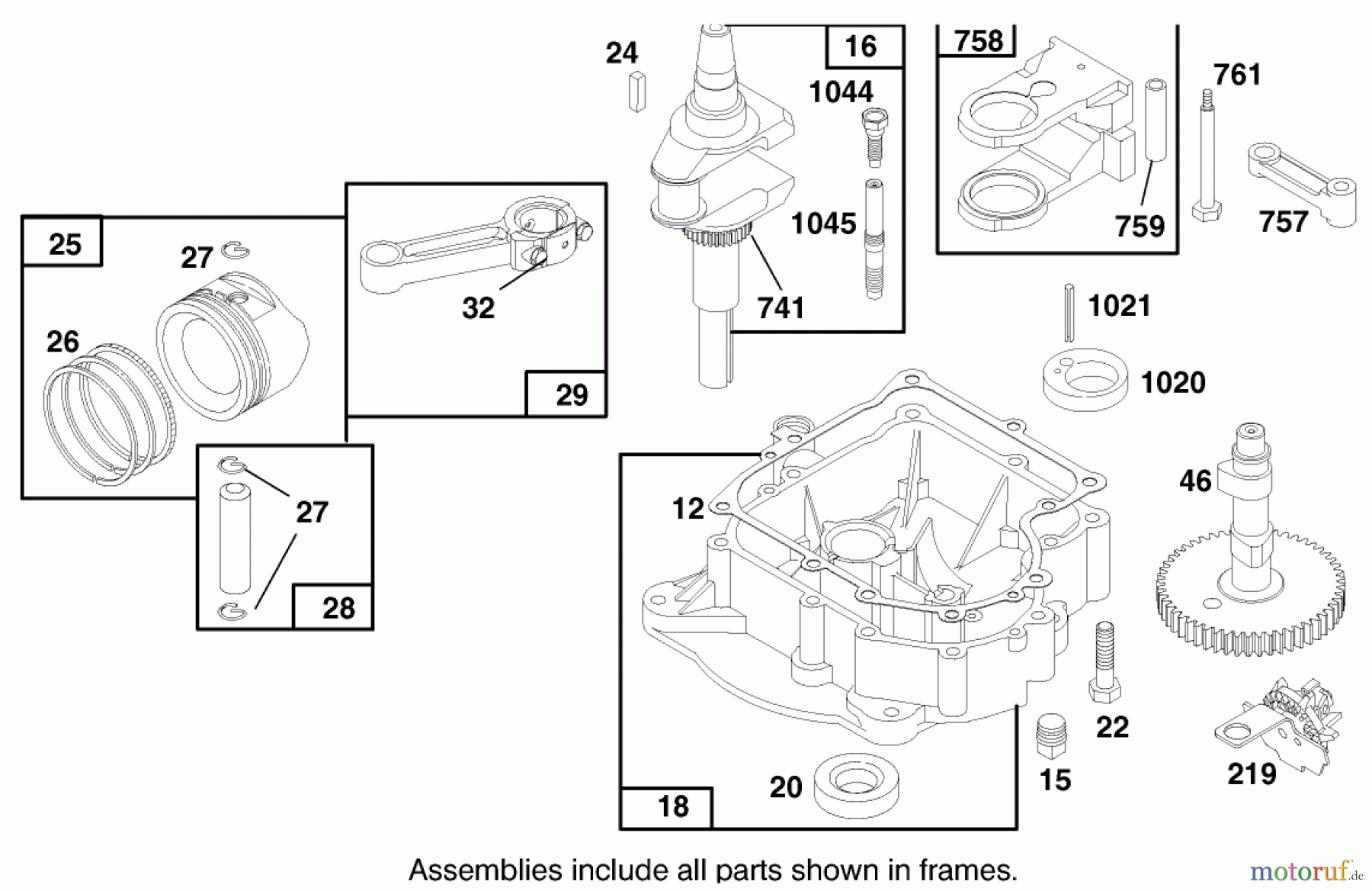 Toro Neu Mowers, Lawn & Garden Tractor Seite 1 71217 (14-38HXL) - Toro 14-38HXL Lawn Tractor, 1997 (7900001-7999999) ENGINE BRIGGS & STRATTON MODEL 28N707-0131-01 #3