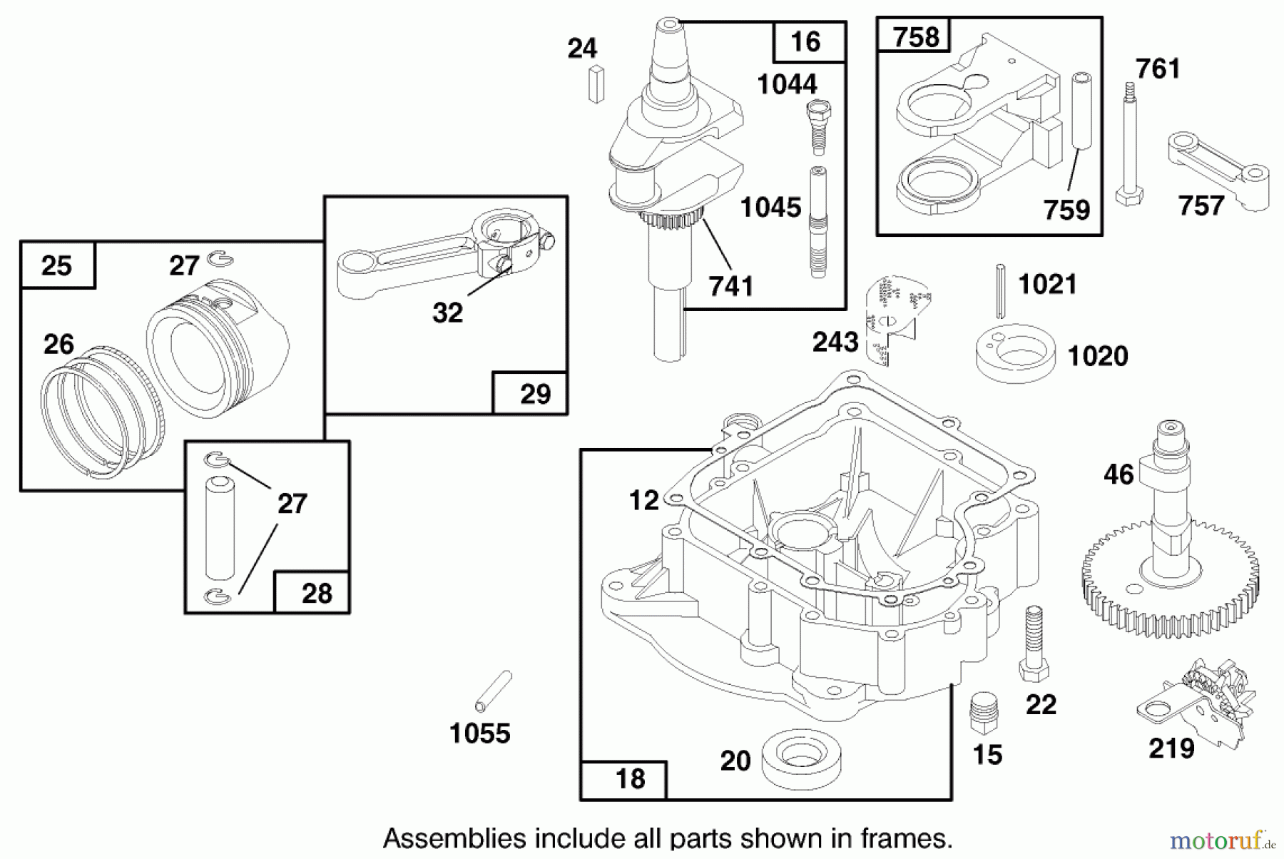 Toro Neu Mowers, Lawn & Garden Tractor Seite 1 71217 (14-38HXL) - Toro 14-38HXL Lawn Tractor, 1997 (7900001-7999999) ENGINE BRIGGS & STRATTON MODEL 28N777-0174-01 #3