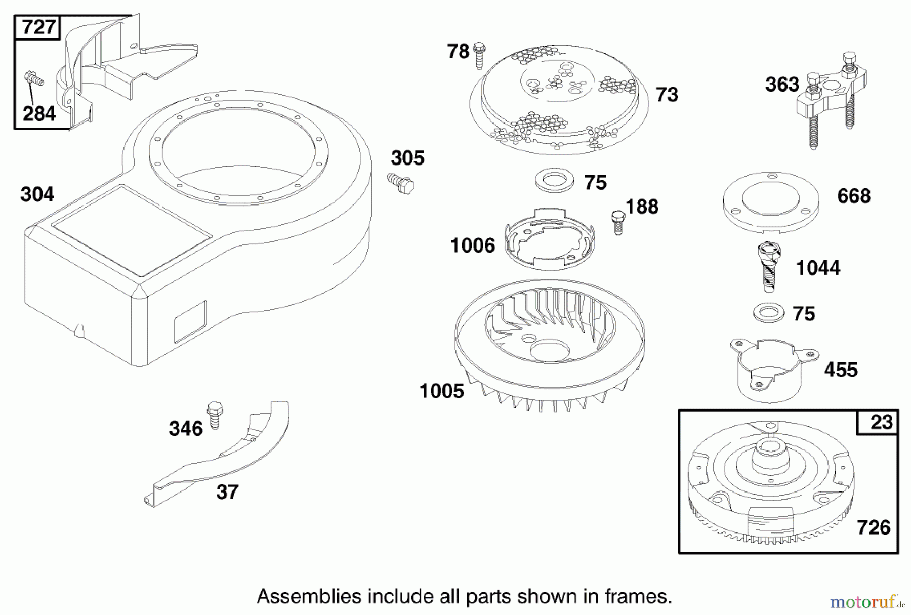 Toro Neu Mowers, Lawn & Garden Tractor Seite 1 71217 (14-38HXL) - Toro 14-38HXL Lawn Tractor, 1997 (7900001-7999999) ENGINE BRIGGS & STRATTON MODEL 28N777-0174-01 #7