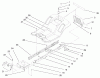 Toro 71217 (14-38HXL) - 14-38HXL Lawn Tractor, 1997 (7900001-7999999) Ersatzteile FRAME ASSEMBLY
