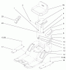 Toro 71217 (14-38HXL) - 14-38HXL Lawn Tractor, 1997 (7900001-7999999) Ersatzteile SEAT ASSEMBLY