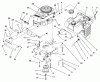 Toro 71196 (16-44HXL) - 16-44HXL Lawn Tractor, 1996 (6900001-6999999) Ersatzteile ENGINE ASSEMBLY