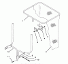 Toro 79102 - 44" Vacuum Bagger, XL Series Lawn Tractors, 1995 (5900001-5999999) Ersatzteile BAG ASSEMBLY