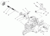 Toro 71196 (16-44HXL) - 16-44HXL Lawn Tractor, 1996 (6900001-6999999) Ersatzteile HYDRO TRANSAXLE ASSEMBLY #1