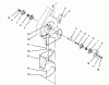 Toro 79102 - 44" Vacuum Bagger, XL Series Lawn Tractors, 1995 (5900001-5999999) Ersatzteile BLOWER & IMPELLER ASSEMBLY