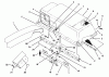 Toro 79102 - 44" Vacuum Bagger, XL Series Lawn Tractors, 1995 (5900001-5999999) Ersatzteile HOPPER & CHUTE ASSEMBLY