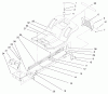 Toro 71218 (16-44HXL) - 16-44HXL Lawn Tractor, 1997 (7900001-7999999) Ersatzteile FRAME ASSEMBLY
