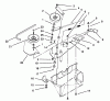 Toro 79102 - 44" Vacuum Bagger, XL Series Lawn Tractors, 1995 (5900001-5999999) Ersatzteile IDLER ASSEMBLY