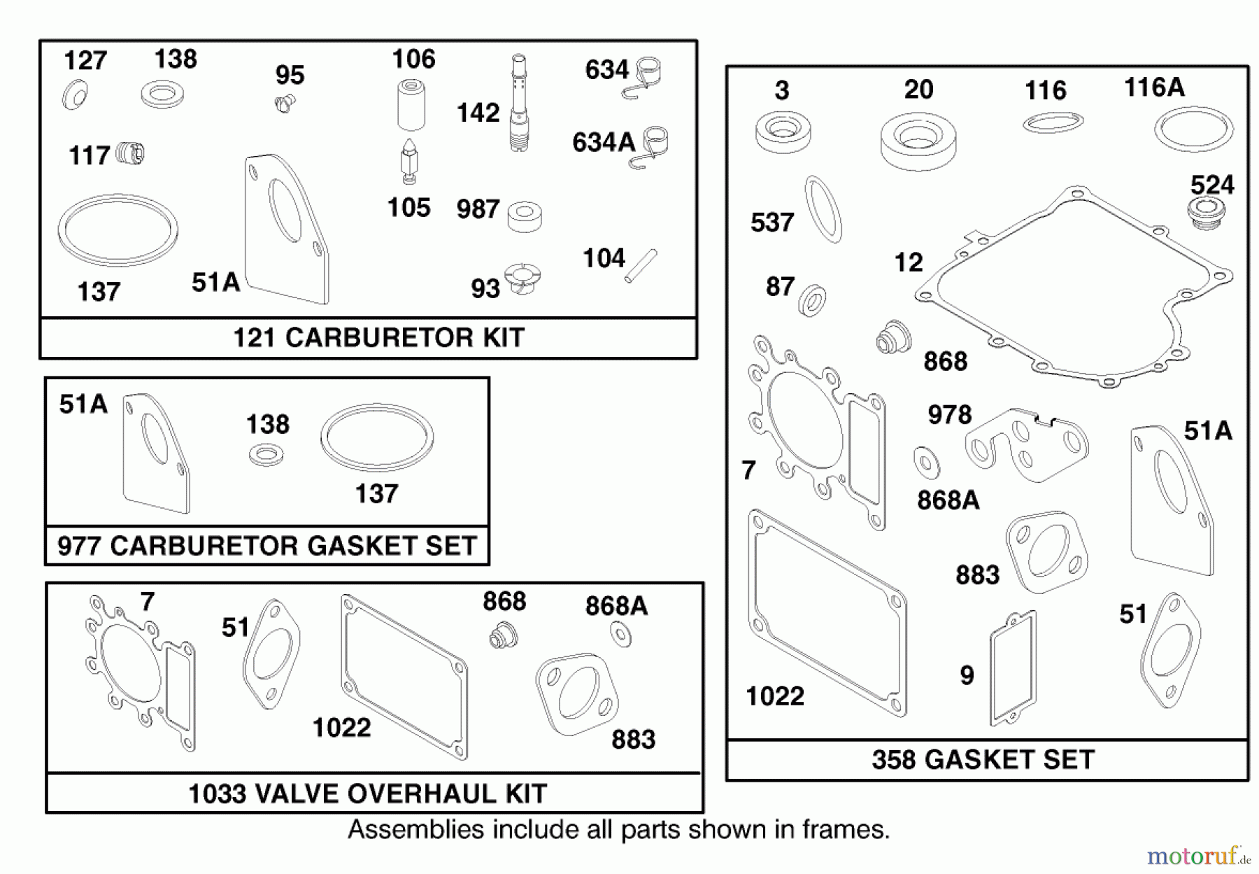 Toro Neu Mowers, Lawn & Garden Tractor Seite 1 71196 (16-44HXL) - Toro 16-44HXL Lawn Tractor, 1998 (8900001-8999999) ENGINE BRIGGS & STRATTON MODEL 28Q777-0668-E1 #9