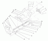 Toro 71196 (16-44HXL) - 16-44HXL Lawn Tractor, 1998 (8900001-8999999) Ersatzteile FRAME ASSEMBLY