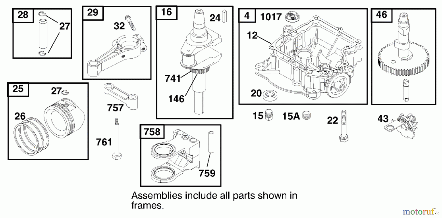 Toro Neu Mowers, Lawn & Garden Tractor Seite 1 71197 (17-44HXL) - Toro 17-44HXL Lawn Tractor, 1999 (9900001-9999999) ENGINE BRIGGS & STRATTON MODEL 312777-0128-E1 #3