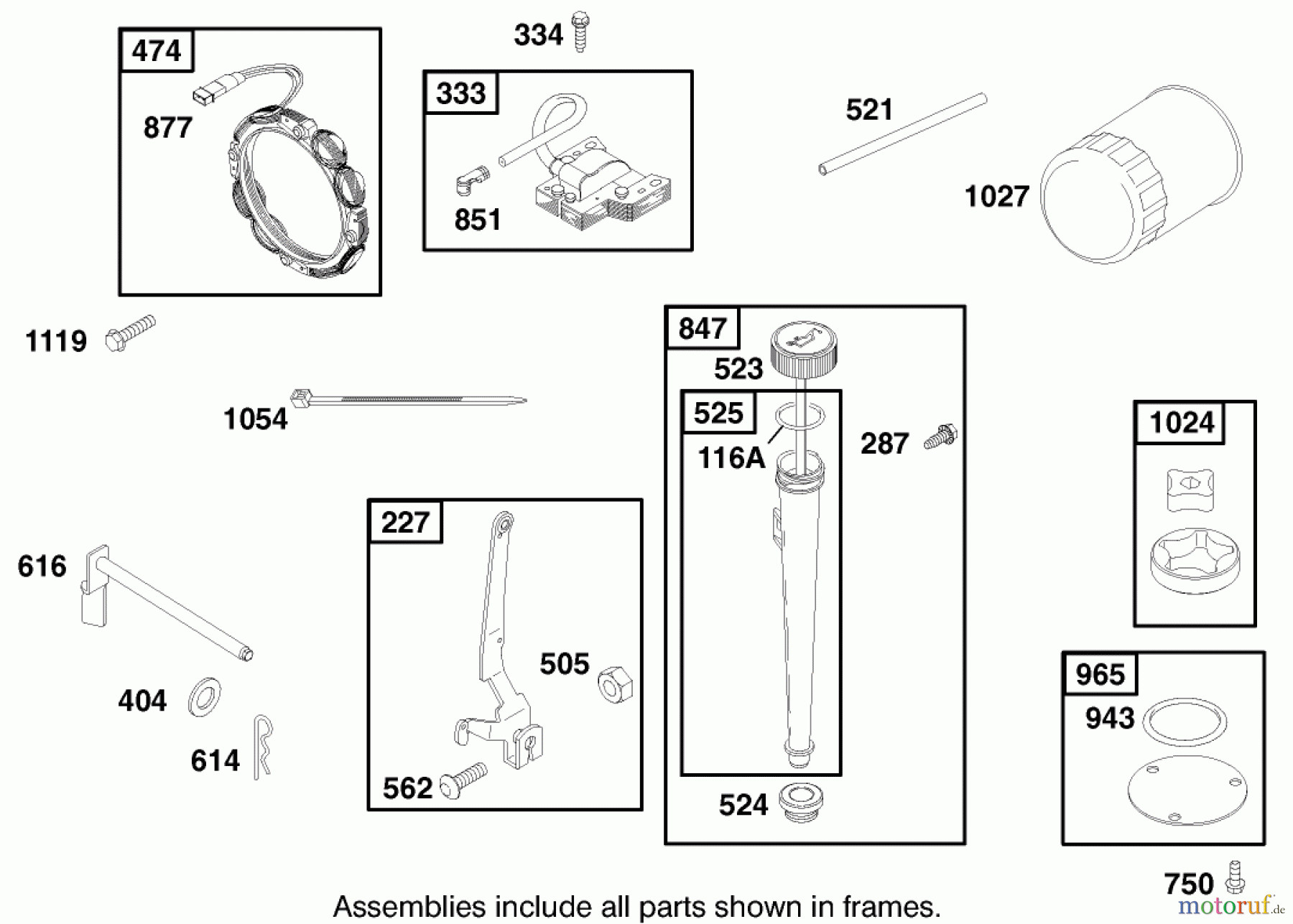 Toro Neu Mowers, Lawn & Garden Tractor Seite 1 71197 (17-44HXL) - Toro 17-44HXL Lawn Tractor, 1999 (9900001-9999999) ENGINE BRIGGS & STRATTON MODEL 312777-0128-E1 #6