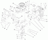 Toro 71197 (17-44HXL) - 17-44HXL Lawn Tractor, 1999 (9900001-9999999) Ersatzteile ENGINE SYSTEMS COMPONENTS ASSEMBLY