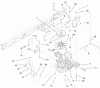 Toro 71197 (17-44HXL) - 17-44HXL Lawn Tractor, 1999 (9900001-9999999) Ersatzteile HYDRO TRANSAXLE ASSEMBLY #1