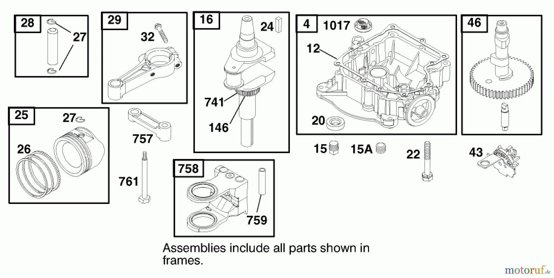 Toro Neu Mowers, Lawn & Garden Tractor Seite 1 71280 (17-44HXLE) - Toro 17-44HXLE Lawn Tractor, 2000 (200000001-200999999) ENGINE BRIGGS & STRATTON MODEL 312777-0128-E1 #3