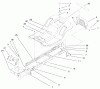Toro 71280 (17-44HXLE) - 17-44HXLE Lawn Tractor, 2000 (200000001-200999999) Ersatzteile FRAME & BODY ASSEMBLY