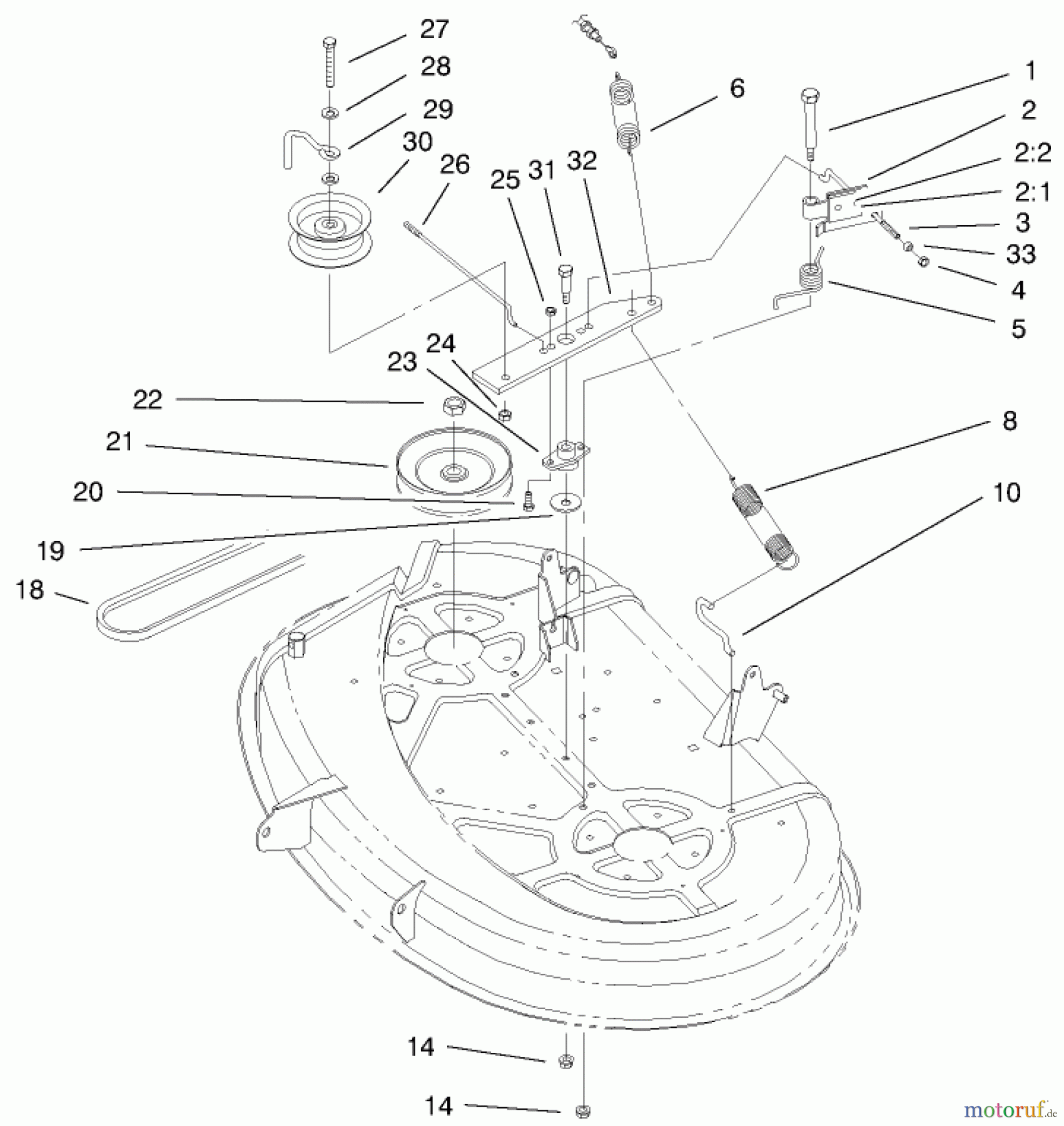 Toro Neu Mowers, Lawn & Garden Tractor Seite 1 71198 (14-38XL) - Toro 14-38XL Lawn Tractor, 1999 (9900001-9999999) 38