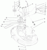 Toro 71198 (14-38XL) - 14-38XL Lawn Tractor, 1999 (9900001-9999999) Ersatzteile 38" DECK BLADE DRIVE & BRAKING COMPONENTS