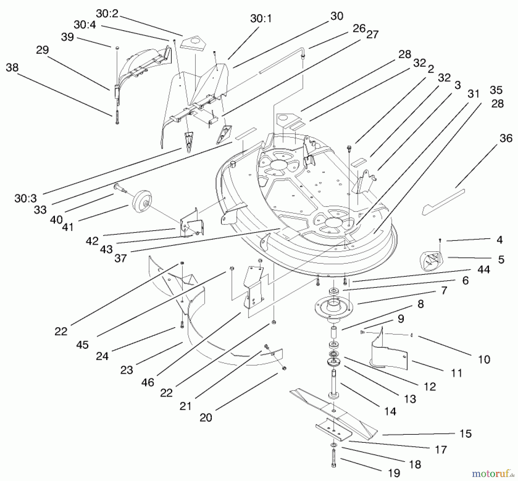 Toro Neu Mowers, Lawn & Garden Tractor Seite 1 71198 (14-38XL) - Toro 14-38XL Lawn Tractor, 1999 (9900001-9999999) 38