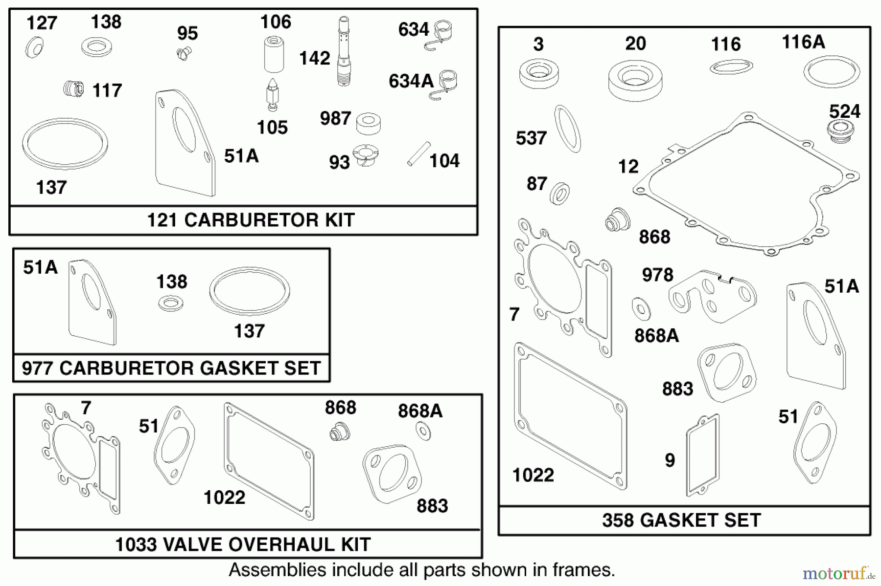 Toro Neu Mowers, Lawn & Garden Tractor Seite 1 71198 (14-38XL) - Toro 14-38XL Lawn Tractor, 1999 (9900001-9999999) ENGINE BRIGGS & STRATTON MODEL 28N777-1174-E1 #9