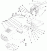 Toro 71198 (14-38XL) - 14-38XL Lawn Tractor, 1999 (9900001-9999999) Ersatzteile HOOD & TOWER ASSEMBLY