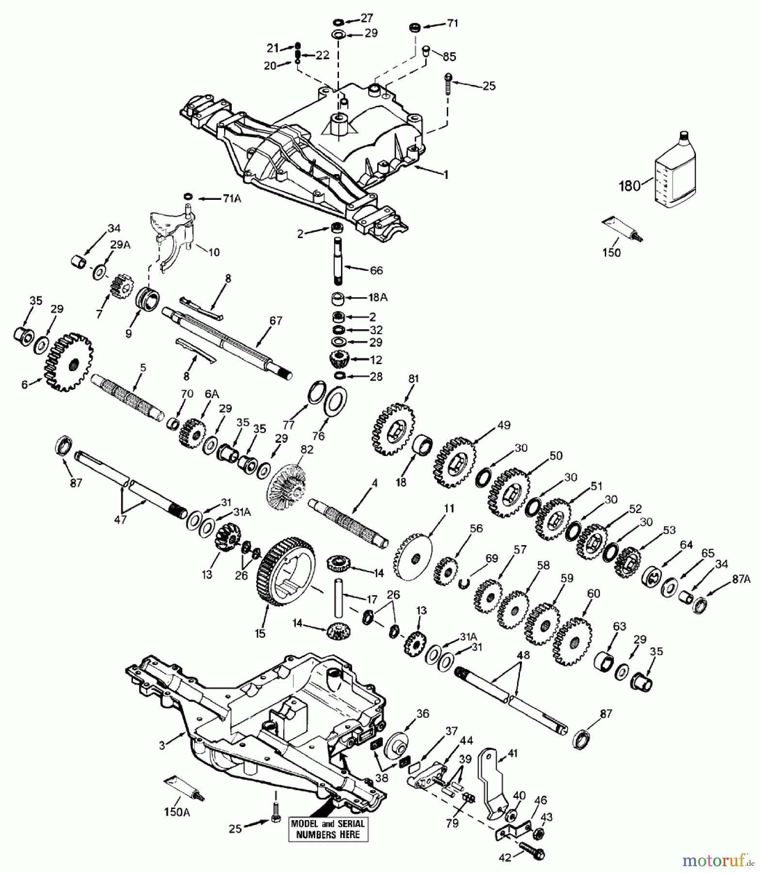 Toro Neu Mowers, Lawn & Garden Tractor Seite 1 71198 (14-38XL) - Toro 14-38XL Lawn Tractor, 1999 (9900001-9999999) PEERLESS TRANSAXLE MODEL MST 205-509