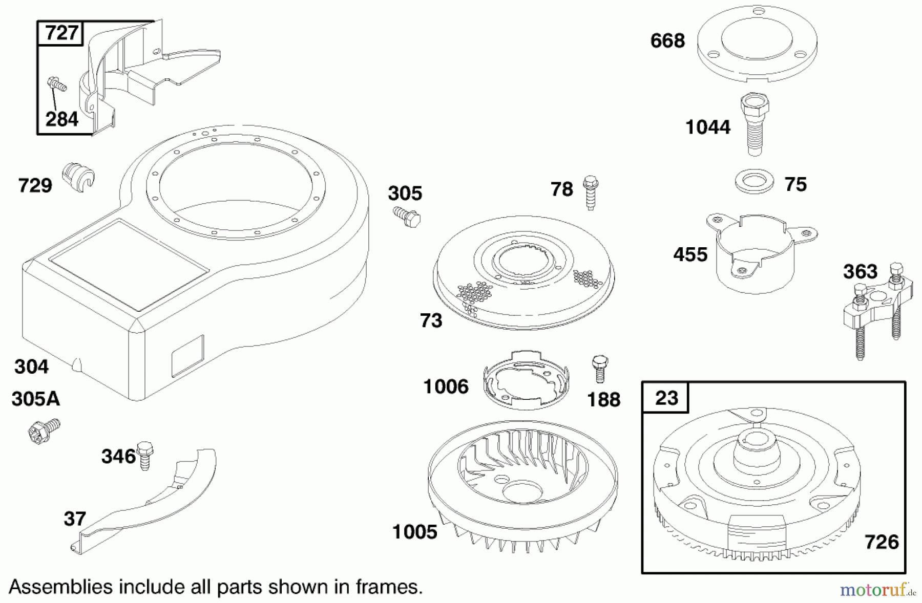Toro Neu Mowers, Lawn & Garden Tractor Seite 1 71199 (12-32XL) - Toro 12-32XL Lawn Tractor, 1999 (9900001-9999999) ENGINE BRIGGS & STRATTON MODEL 284707-1148-E1 #7
