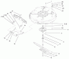Toro 71199 (12-32XL) - 12-32XL Lawn Tractor, 2000 (200000001-200999999) Ersatzteile 32" DECK COMPONENTS ASSEMBLY #2