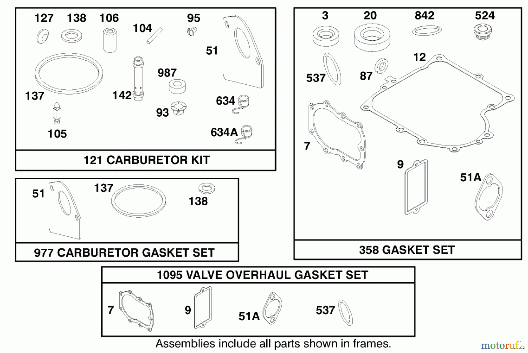  Toro Neu Mowers, Lawn & Garden Tractor Seite 1 71199 (12-32XL) - Toro 12-32XL Lawn Tractor, 2000 (200000001-200999999) ENGINE BRIGGS & STRATTON MODEL 284707-1148-E1 #9