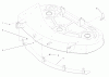 Toro 79102 - 44" Vacuum Bagger, XL Series Lawn Tractors, 2004 (240000001-240999999) Ersatzteile BAFFLE ASSEMBLY