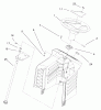 Toro 71199 (12-32XL) - 12-32XL Lawn Tractor, 2002 (220000001-220999999) Ersatzteile FIXED STEERING ASSEMBLY