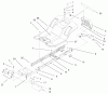 Toro 71199 (12-32XL) - 12-32XL Lawn Tractor, 2002 (220000001-220999999) Ersatzteile FRAME & BODY ASSEMBLY