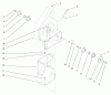 Toro 79102 - 44" Vacuum Bagger, XL Series Lawn Tractors, 2004 (240000001-240999999) Ersatzteile BLOWER HOUSING ASSEMBLY