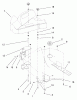 Toro 79102 - 44" Vacuum Bagger, XL Series Lawn Tractors, 2004 (240000001-240999999) Ersatzteile DECK COMPONENTS ASSEMBLY