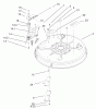 Toro 71199 (12-32XL) - 12-32XL Lawn Tractor, 2003 (230000001-230999999) Ersatzteile 32IN DECK ASSEMBLY