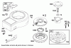 Toro 71199 (12-32XL) - 12-32XL Lawn Tractor, 2003 (230000001-230999999) Ersatzteile BLOWER HOUSING AND FLYWHEEL ASSEMBLY BRIGGS AND STRATTON 284707-1148-E1