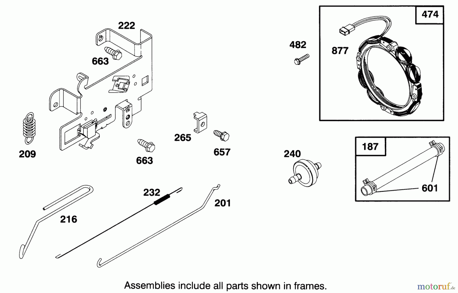  Toro Neu Mowers, Lawn & Garden Tractor Seite 1 71200 (12-32XL) - Toro 12-32XL Lawn Tractor, 1995 (5900001-5910000) ENGINE BRIGGS & STRATTON MODEL 283707-0156-01 #5