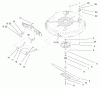 Toro 71201 (12-32XL) - 12-32XL Lawn Tractor, 1998 (8900001-8999999) Ersatzteile SPINDLE AND BLADE ASSEMBLY