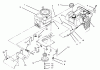 Toro 71202 (12-38XL) - 12-38XL Lawn Tractor, 1995 (5900001-5999999) Ersatzteile ENGINE ASSEMBLY