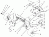 Toro 71202 (12-38XL) - 12-38XL Lawn Tractor, 1995 (5900001-5999999) Ersatzteile FRONT AXLE ASSEMBLY