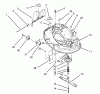 Toro 71202 (12-38XL) - 12-38XL Lawn Tractor, 1995 (5900001-5999999) Ersatzteile HOUSING & SPINDLE ASSEMBLY (38" CUTTING UNIT)